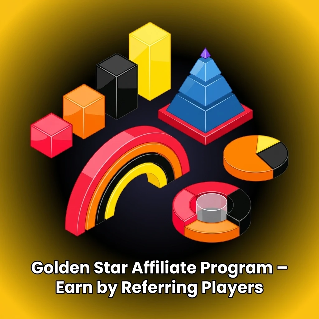 Golden Star affiliate program earn commissions referring players revenue share model AUD support tracking links dashboard