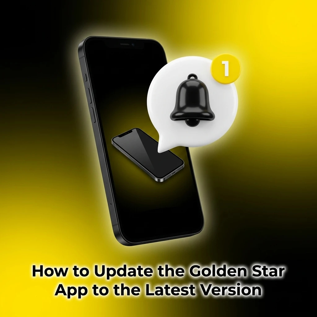 Golden Star PWA app automatically updating to the latest version in a web browser without manual downloads
